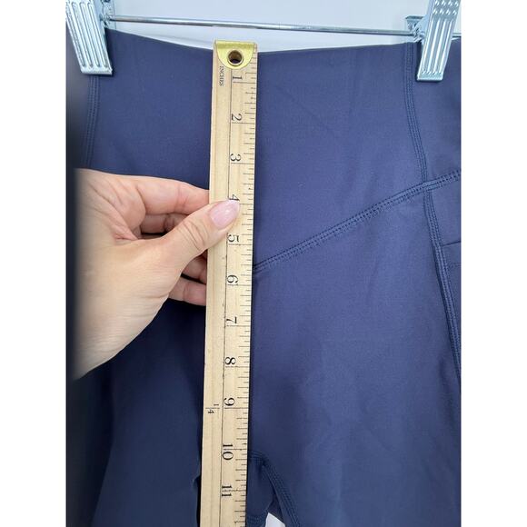 Halara UltraSculpt Cinched Tummy Control Shaping Biker Shorts 7'' Blue S - Picture 8 of 9